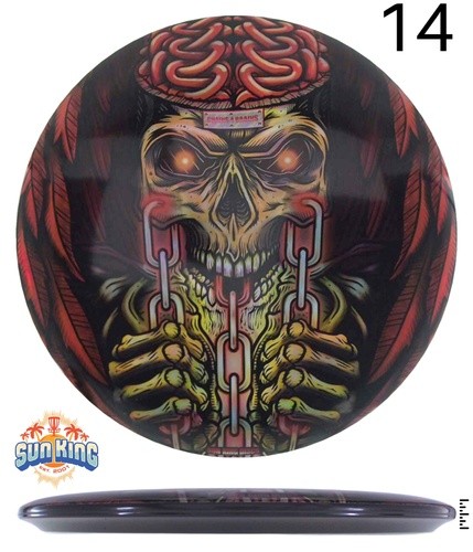 【BUZZページ】 Discraft Full Foil SuperColor Buzzz (Chains for Brains - Skeet Art)