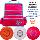Numinous  Juicebox Youth Disc Golf Bag + 3 AquaFlight Discs Bundle