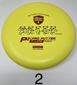 Discmania D-Line P2 Flex 2 (Grateful Dead - Dancing Bears)