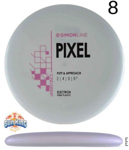 Axiom Electron Firm Pixel (White/White - Pink Stock Stamp)