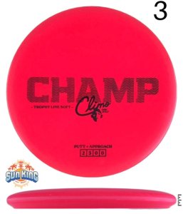 Climo Disc Golf Soft Trophy Line Champ