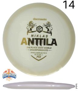 Discmania Q-Line Premier Series  FD (Niklas Anttila - 3rd Place 2025 Worlds Championship)