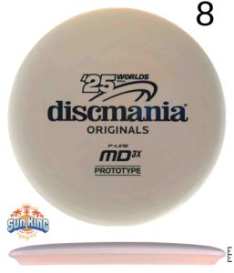 Discmania P Line Flex 2 MD3X (2025 Pro Worlds - Prototype)