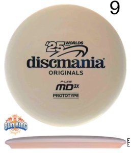Discmania P Line Flex 2 MD3X (2025 Pro Worlds - Prototype)