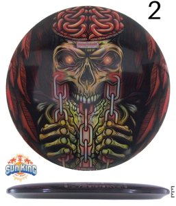 Discraft Full Foil SuperColor Buzzz (Chains for Brains - Skeet Art)
