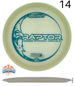 Discraft Z Seasonal Mega Glo Raptor