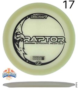 Discraft Z Seasonal Mega Glo Raptor