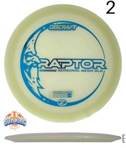 Discraft Z Seasonal Mega Glo Raptor