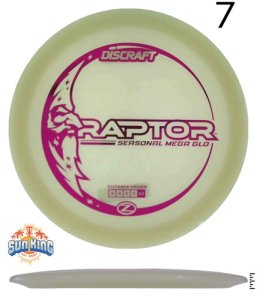Discraft Z Seasonal Mega Glo Raptor