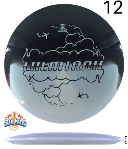 Doomsday Discs Retina Chemtrail (Black and White)