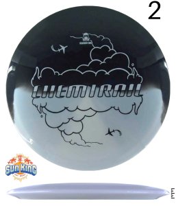 Doomsday Discs Retina Chemtrail (Black and White)