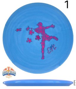 Dynamic Discs Fuzion Swirl Truth (EMac - The Missing Piece)