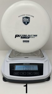 Discmania D-Line P2 Flex 2 (Sky God Mini Bottom Stamp)