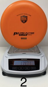 Discmania D-Line P2 Flex 2 (Sky God Mini Bottom Stamp)