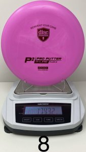 Discmania D-Line P2 Flex 2 (Sky God Mini Bottom Stamp)