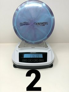 Discraft Titanium Swirl Raptor