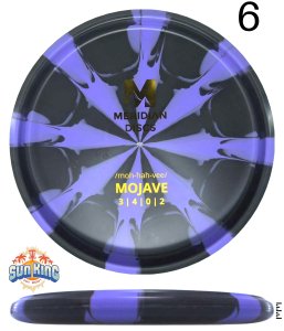 Meridian Discs Marbled Graphite Mojave (Pink /Purple)