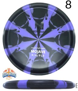 Meridian Discs Marbled Graphite Mojave (Pink /Purple)