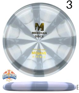 Meridian Discs Marbled Graphite Mojave (Peach)