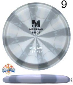 Meridian Discs Marbled Graphite Mojave (Peach)
