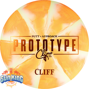 Climo Disc Golf Swirl Trophy Line Cliff (Prototype)