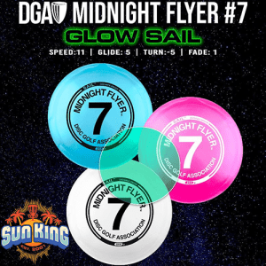 DGA Midnight Flyer #7 Color Glow Sail
