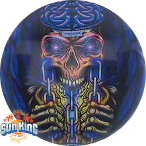 Discraft Full Foil SuperColor Buzzz (Chains for Brains - Skeet Art)