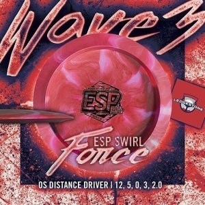 Discraft ESP Tour Series Swirl Force (2022 Ledgestone)