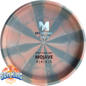 Meridian Discs Marbled Graphite Mojave (Peach)