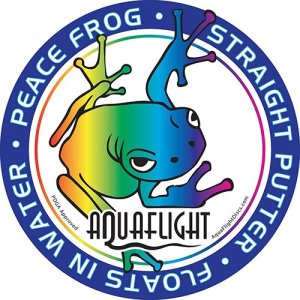 AquaFlight Glow Peace Frog Putter