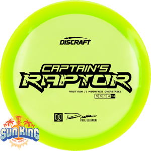 Discraft Elite Z Captain's Raptor (First Run - Pre-Order)
