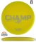 Climo Disc Golf Soft Trophy Line Champ