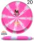 Meridian Discs Marbled Graphite Mojave (Pink /Purple)